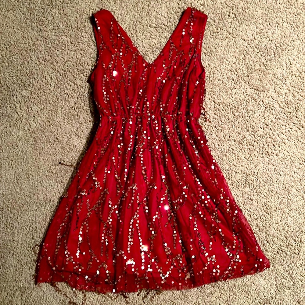 Southern Fried Chics Sequin Dress: XL